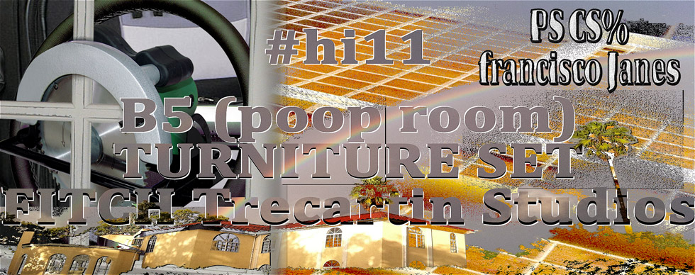Room B5 (Poop Room) - TURNITURE SET - Fitch/Trecartin Studios / PS CS% - Francisco Janes