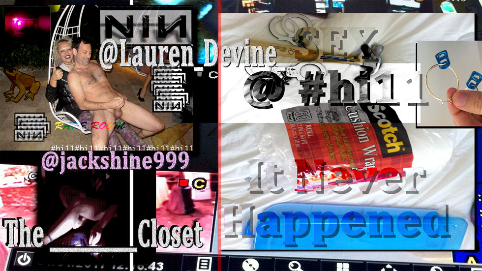 The Closet (NIN Sex Booth) - Lauren Devine and @jackshine999 [IT NEVER HAPPENED]