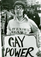 This vintage protest lesbian