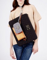Shirt by Mary Ping, laptop and iPhone cases by Marc by Marc Jacobs worn with wallet by Coach.