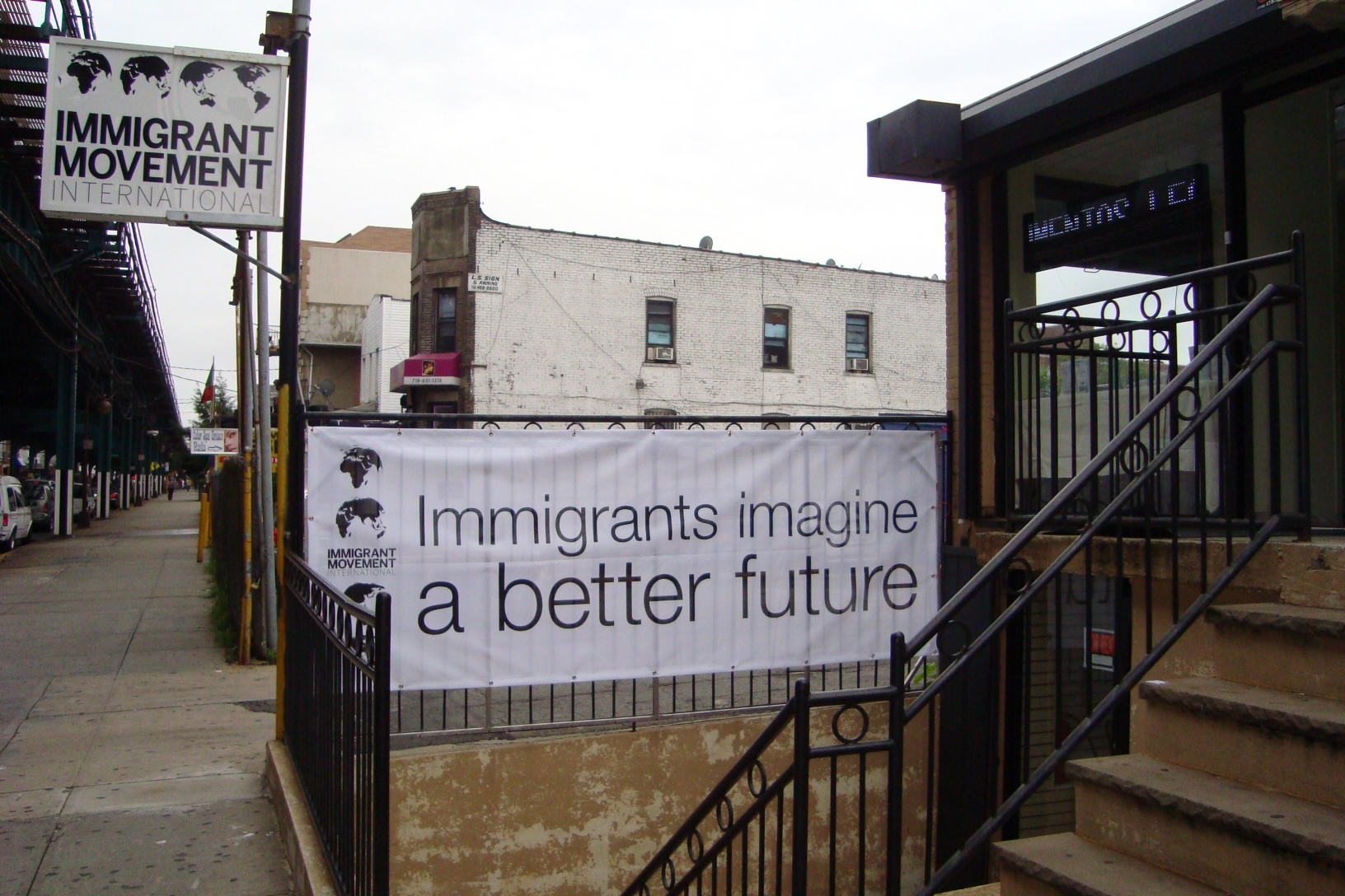Tania Bruguera's Immigrant Movement International headquarters in Queens