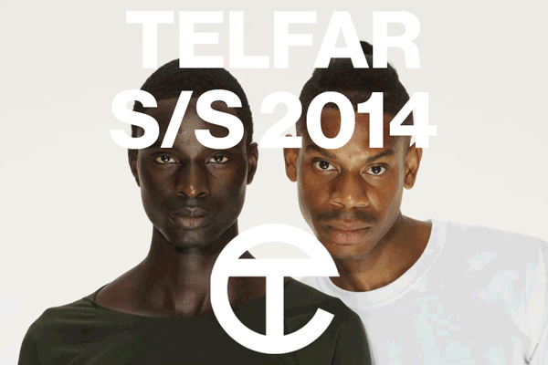 Model and Telfar, exclusive preview gif! 