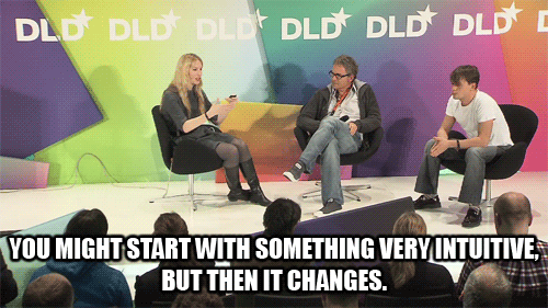 Simon Denny, All you need is DATA: the DLD 2012 Conference REDUX .gifs, courtesy the artist and DLD (Digital Life Design).