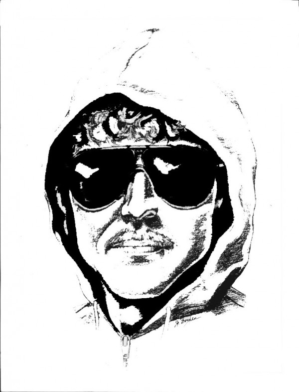 Police sketch of Ted Kaczynski