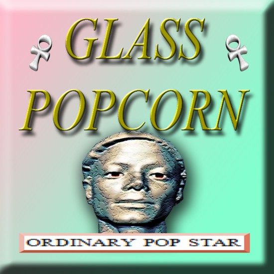 Cover art for Glass Popcorn's "Ordinary Pop Star" mix for DIS Magazine