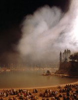 Feu d’artifice pyromélodique (blanc), 16 août 1994