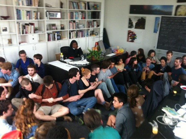 Students occupy the President's office
