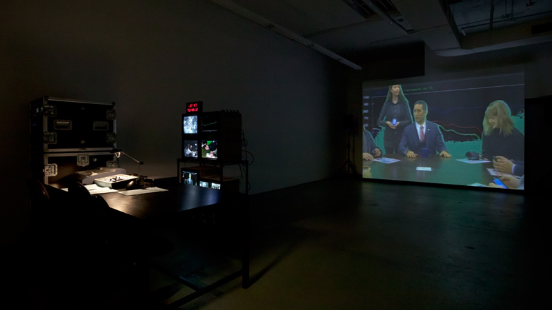 Installation view of Liz Magic Laser: Absolute Event. November 2013