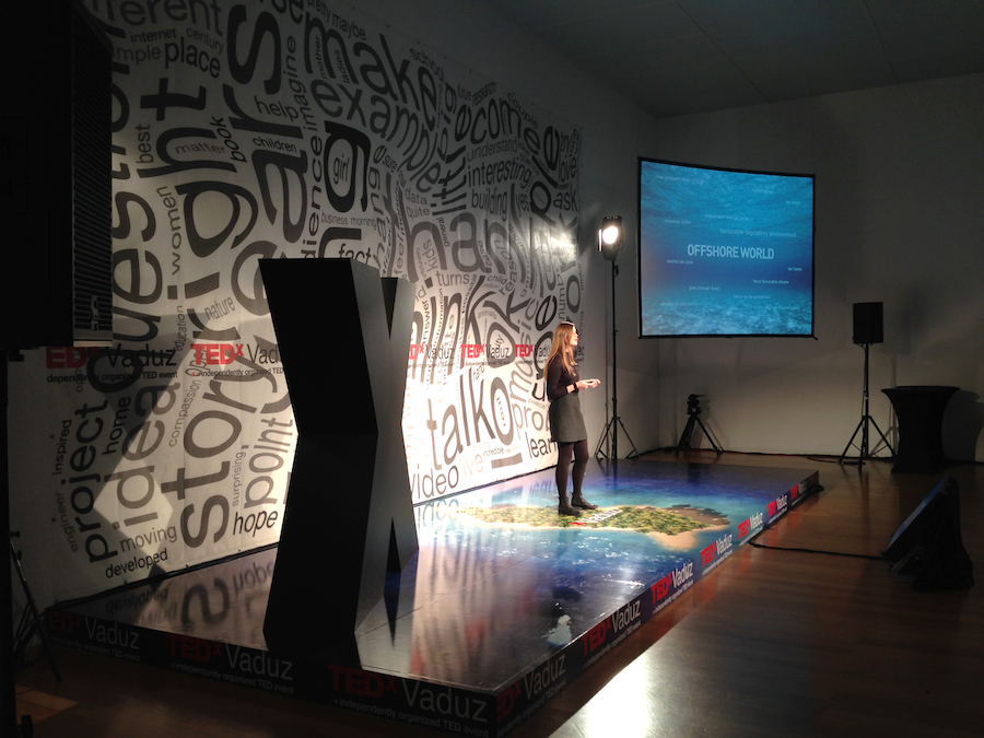 Femke Herregraven speaks at TEDxVaduz, Kunstmuseum Liechtenstein, Dec 2013