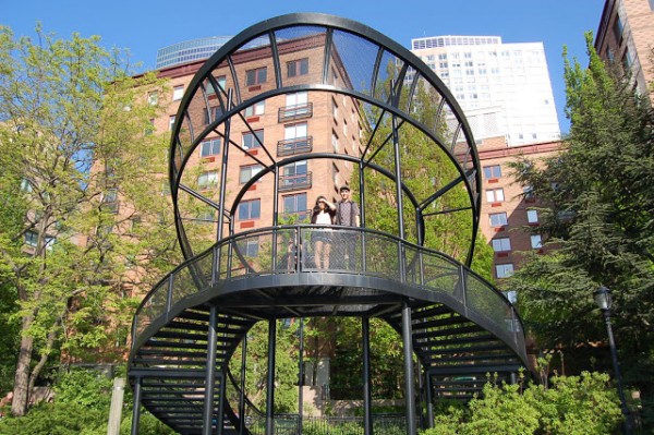 "The South Cove in Battery Park is a joint design by environmental artist <a href=