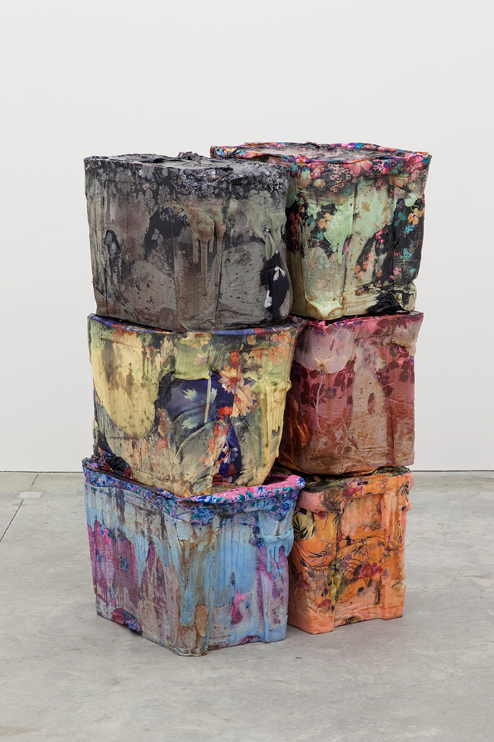 Kevin Beasley, Untitled (stack), 2015. Courtesy Casey Kaplan Gallery, New York