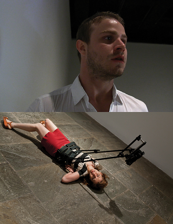 Body Drama, 2011, Performance with body-mounted camera; HD video projection, Whitney Museum of American Art 