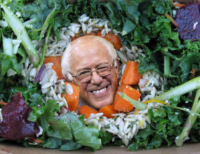 Nick DeMarco, Bernie salad, 2016.